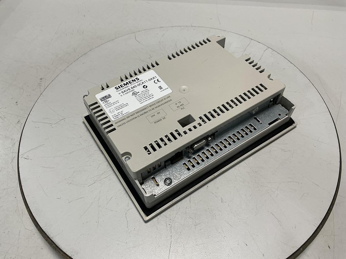 Used SIEMENS 6AV6 640-0CA11-0AX1