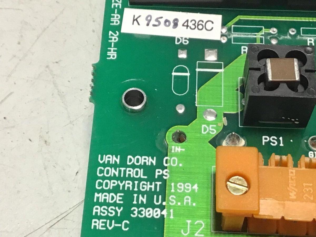 Used VAN DORN Circuit Board 330041 PC330-041 Used