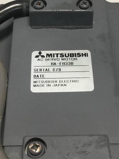 Used MITSUBISHI Servo Motor w/ Gear Motor HA-FH33B Used