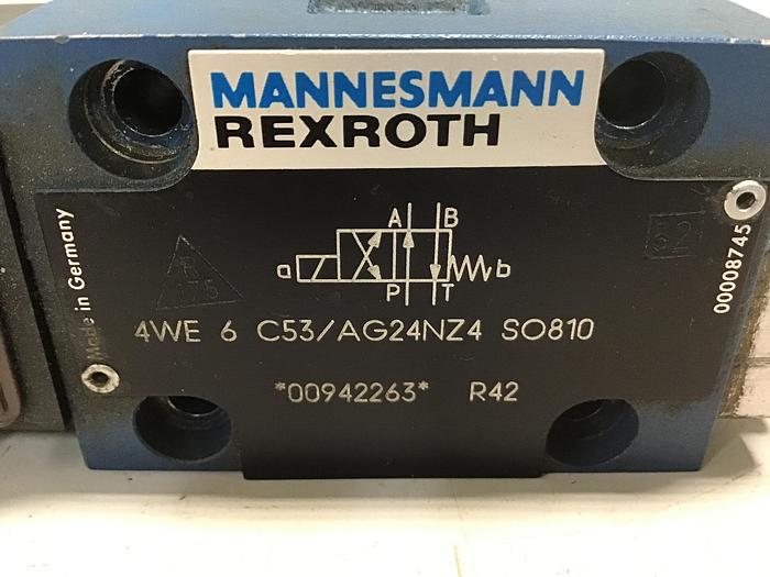Used REXROTH 4WE6C53/AG24NZ4/SO810