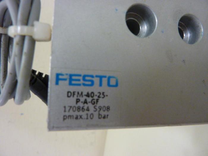 Used FESTO Pneumatic Cylinder DFM-40-25-P-A-GF #57339