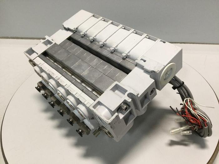 Used KOGANEI Block w/ Valves PBM6P-3W #104864