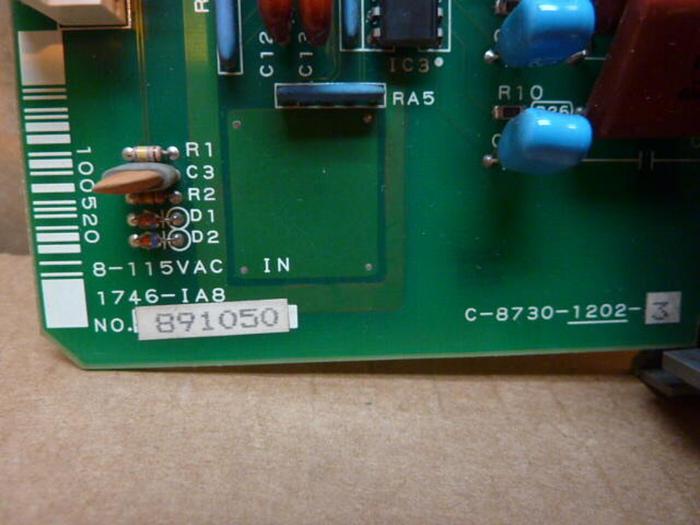 Used ALLEN BRADLEY Input Module 1746-IA8 SER A #7217