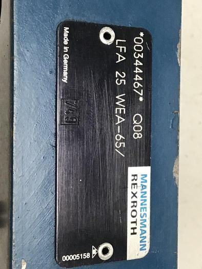 Used REXROTH Valve LFA25WEA65 #117149