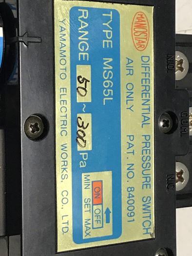 Used MANOSTAR Pressure Switch MS65L #128743