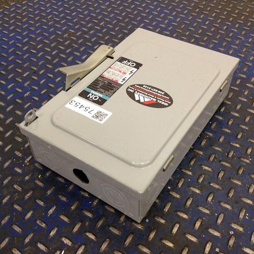 Used SIEMENS 60 Amp I-T-E Disconnect Switch JN422 #75453