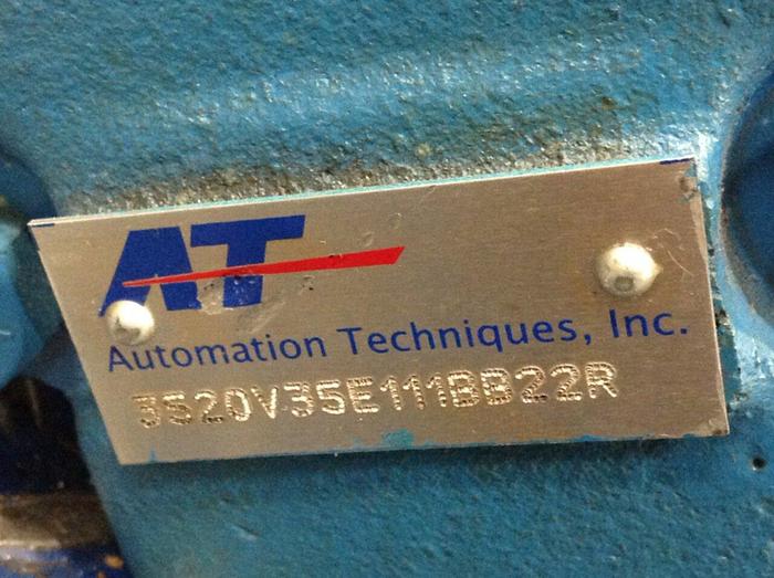Used AUTOMATION TECHNIQUES Vane Pump 3520V35E111BB22R Used