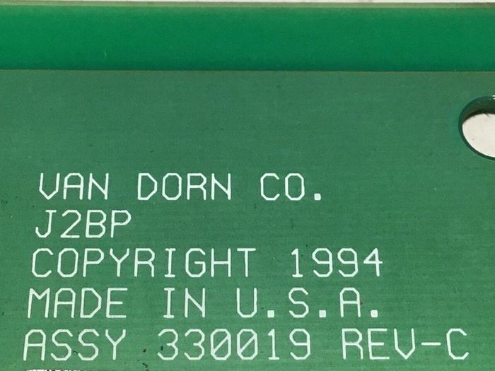 Used VAN DORN Circuit Board 330019 PC330-019 330-019 Used