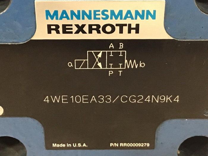 Used MANNESMANN REXROTH Valve 4WE10EA33/CG24N9K4 Used