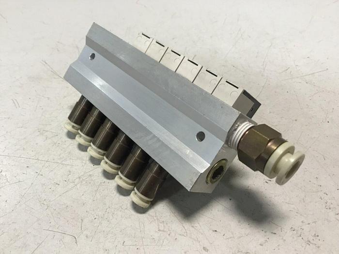 Used KOGANEI Manifold Block G010MH6A #120860