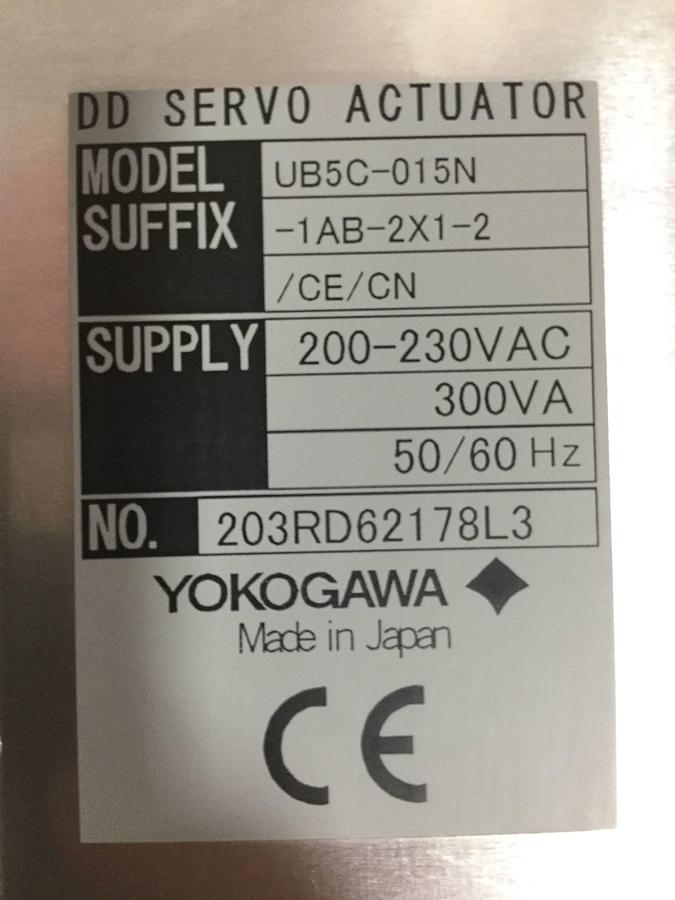 Used YOKOGAWA DD Servo Amplifier UB5C-015N-1AB-2X1-2/CE/CN Used #98694
