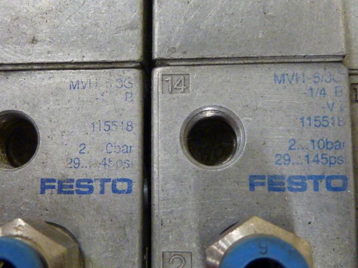 Used FESTO Control Block / Valve Terminal IFB8-02 #52862