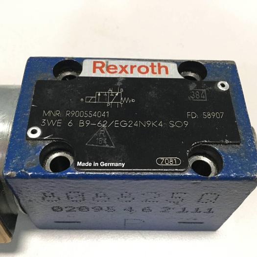 Used REXROTH Valve 3WE6B962EG24N9K4SO9 #97024
