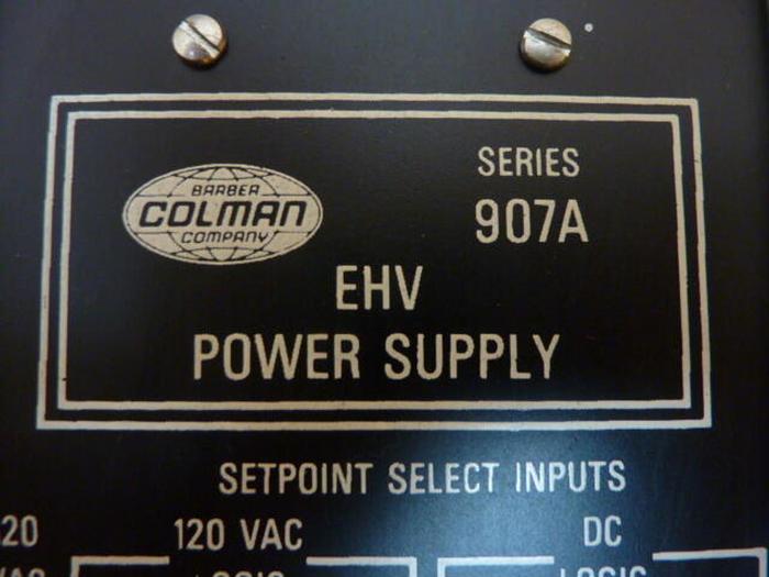 Used BARBER COLMAN Power Supply 907A #54325