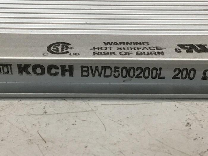 Used KOCH Braking Resistor BWD500200L #119297