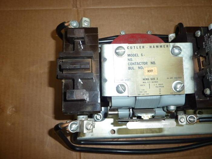 Used CUTLER HAMMER Contactor 9656ED62 #27094
