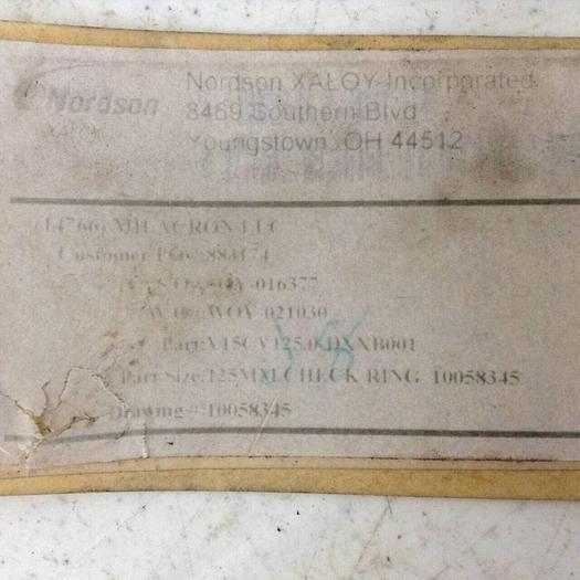 MILACRON Check Ring V15CV125.0DXXB001 #72289