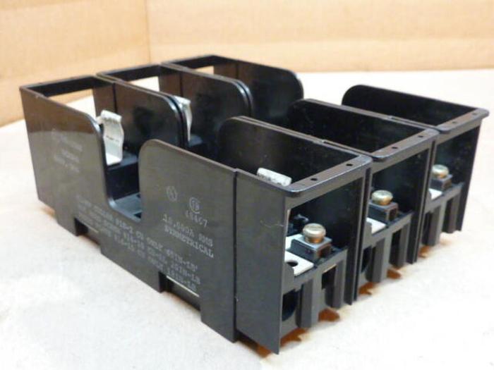 Used WESTINGHOUSE 30 Amp Fuse Holder W633HA #29853