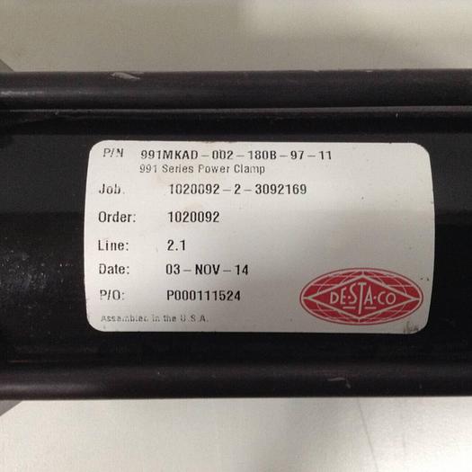 Used DESTACO Power Clamp 991MKAD-002-180B-97-11 #90063