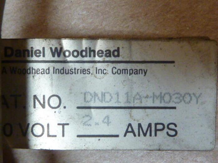 Used BRAD HARRISON / WOODHEAD Cable DND11A-M030Y #37952