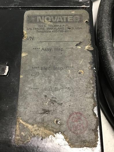 Used NOVATEC Vacuum Loader Control VL-5 CTRL #135802