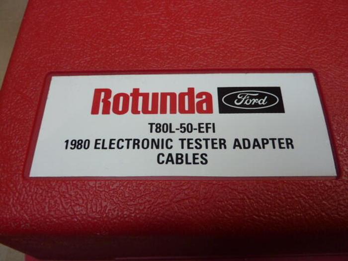 Used FORD Rotunda Tester Adapter Cables T80L-50-EFI #30229