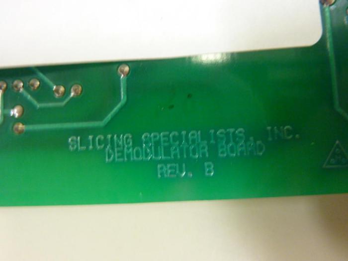 Used SLICING SPECIALIST Circuit Board CB632 #47632