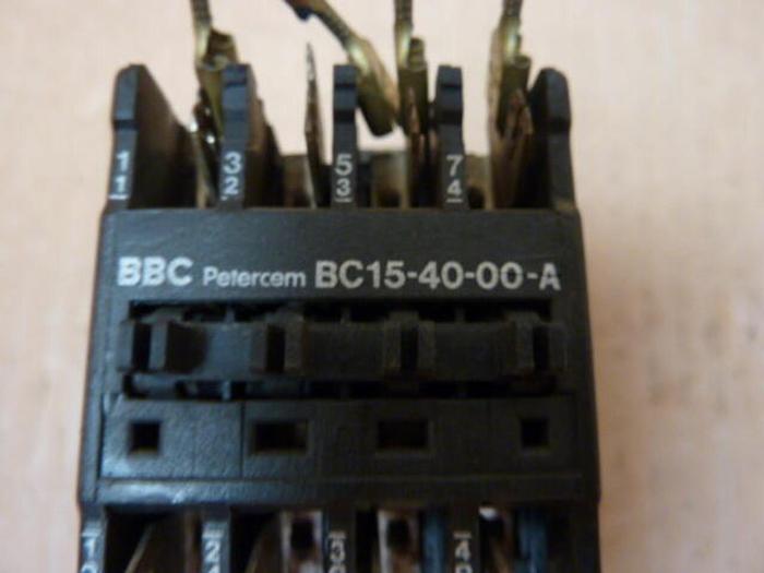 Used BBC METRAWATT Contactor BC15-40-00-A #26746