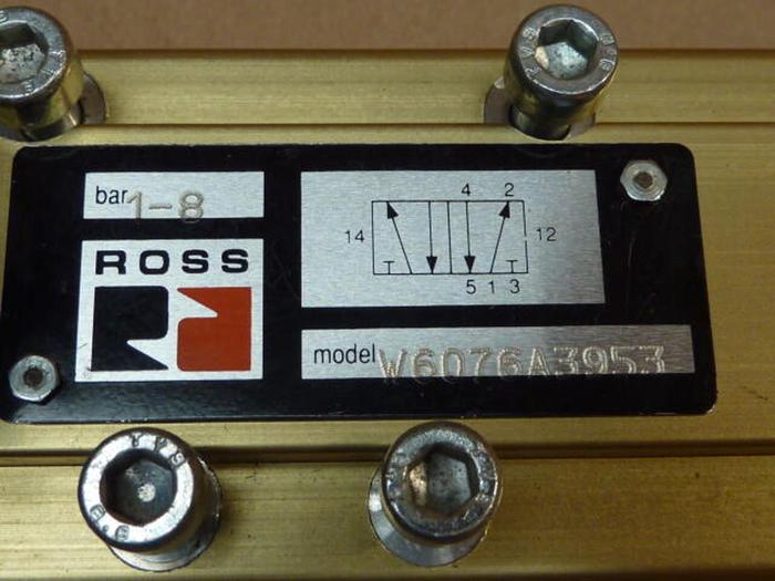 Used ROSS Actuator Valve W6076A3953 #33322