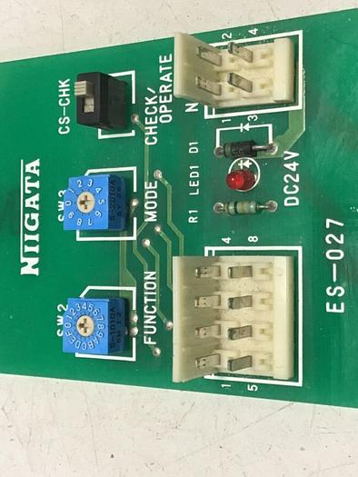 Used NIIGATA Circuit Control Board ES-027 #120030