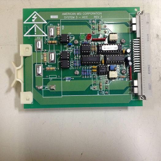 Used AMERICAN MSI Control Board C3201.010.045 #86577
