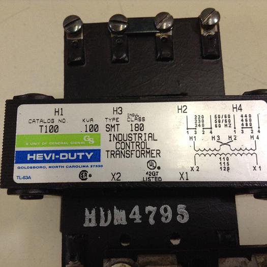 Used EGS 0.100 kVA Transformer T100 #84426