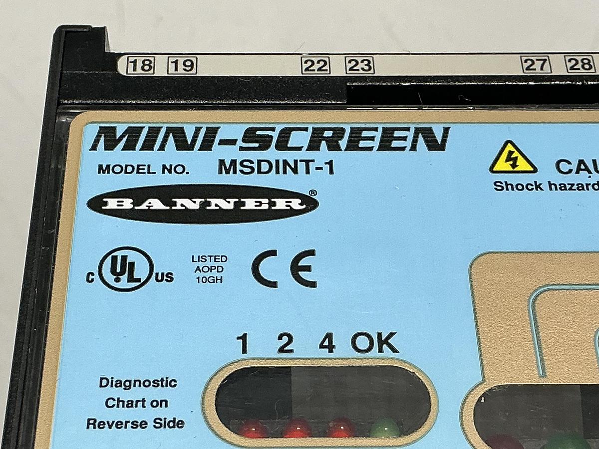 Used BANNER MSDINT-1