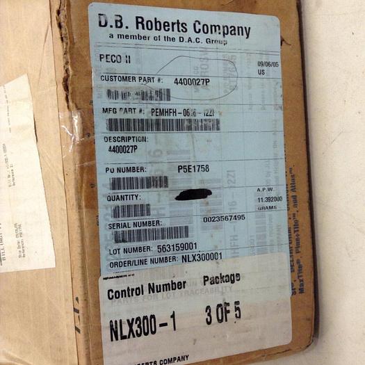 DB ROBERTS PEM Self Clinching Stud HFH-0616-12ZI #80718