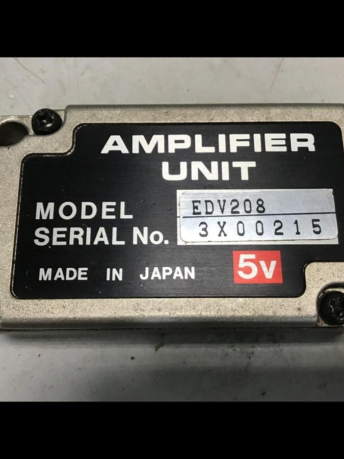 Used TOSHIBA Amplifier Unit EDV208 USED