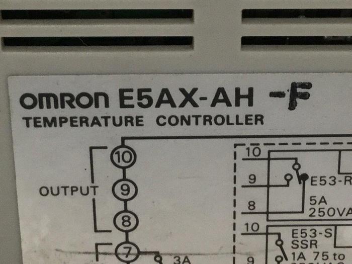 Used OMRON Temperature Controller E5AX-AH-F #110064