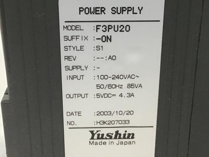 Used YOKOGAWA Power Supply F3PU20-0N #127820
