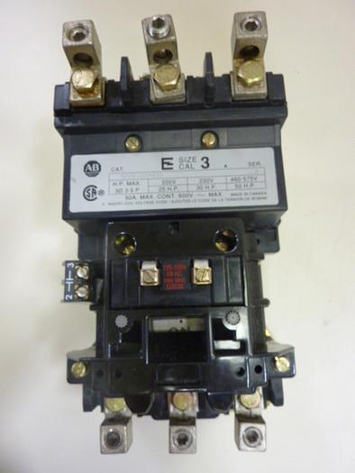 Used ALLEN BRADLEY Motor Starter Size 3 500F-DO.930 SER A #46812