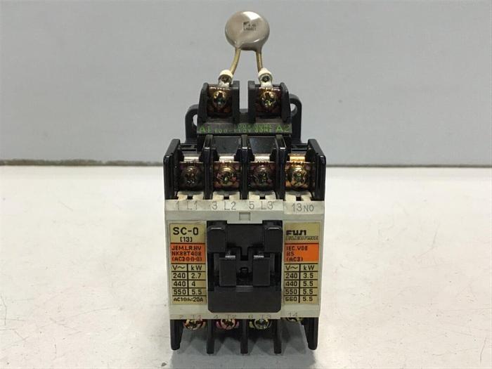 Used FUJI ELECTRIC Contactor SC-0 4NC0F0 #125453