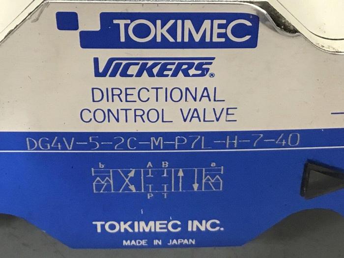 Used VICKERS Valve DG4V52CMP7LH740 #127185