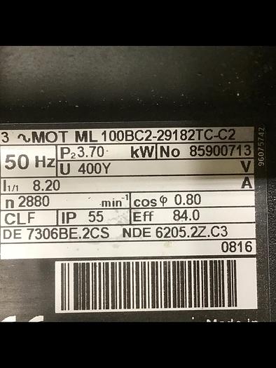 Used GRUNDFOS Centrifugal Pump w/ Motor A96S23609-P1083263 Used #143232