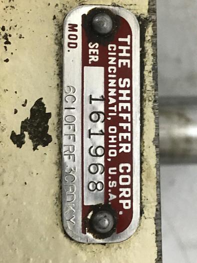 Used SHEFFER Cylinder 6CIOFFRF3CRDKY #114321