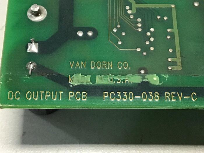Used VAN DORN Pathfinder DC Output Board PC330-038 Used