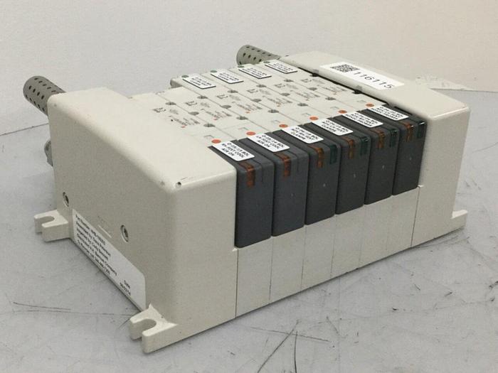 Used SMC Pneumatic Valve Manifold HHB-105202 #116115