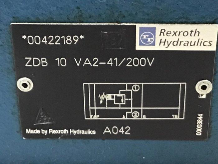 Used REXROTH Valve ZDB10VA241200V #126855