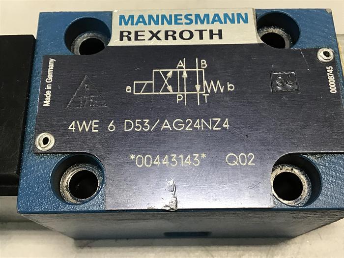 Used REXROTH 4WE6D53/AG24NZ4 Valve 4WE 6 D53 Used #145429