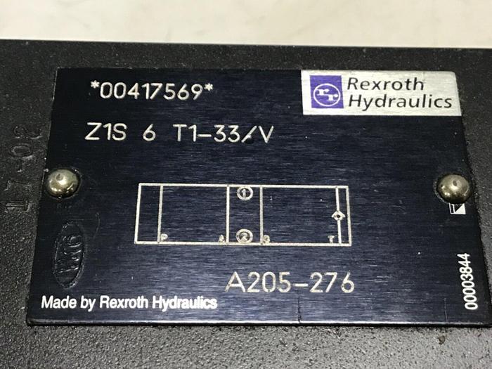 Used REXROTH Valve Z1S6T133V #132994