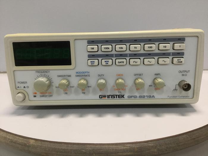 Used GW INSTEK Signal Generator GFG-8219A Used