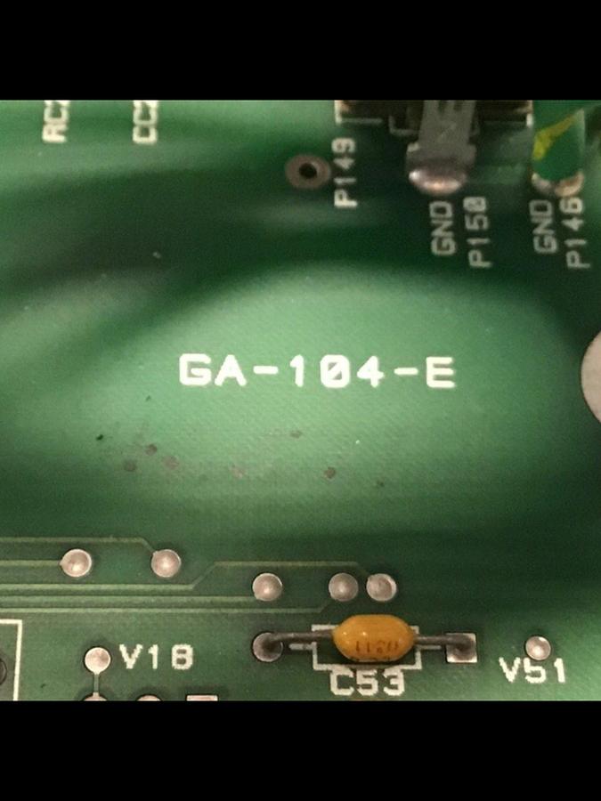 Used GAMMAFLUX Circuit Board GA-104-E-00 Used