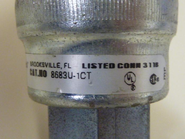 Used RUSSELLSTOLL Connector 8683U-1CT #61917